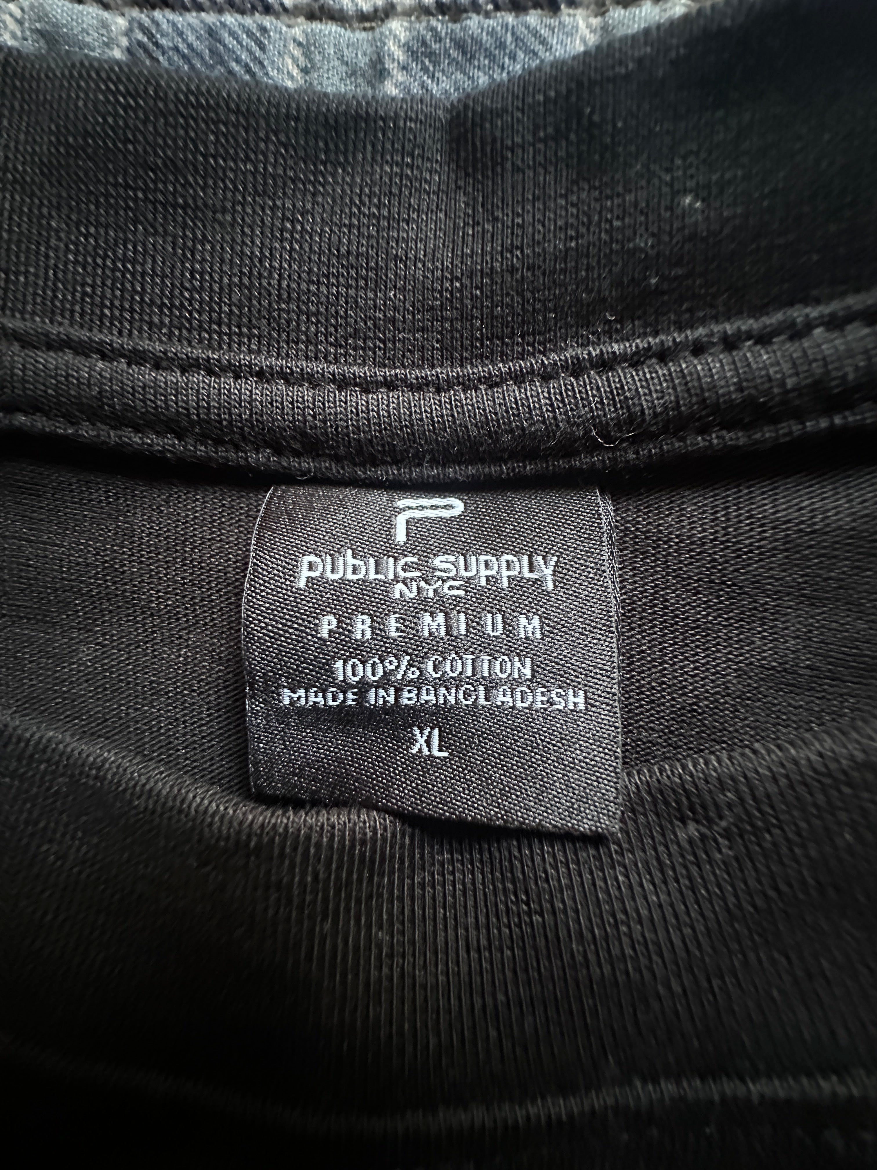 Black graphic T-shirt